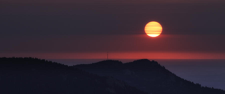 Red Sun Rising Photograph by Kristal Kraft