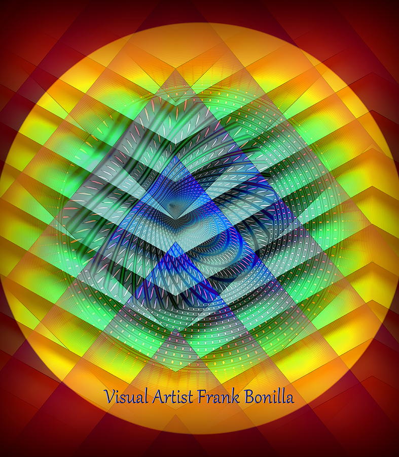 Red Sun Digital Art by Frank Bonilla