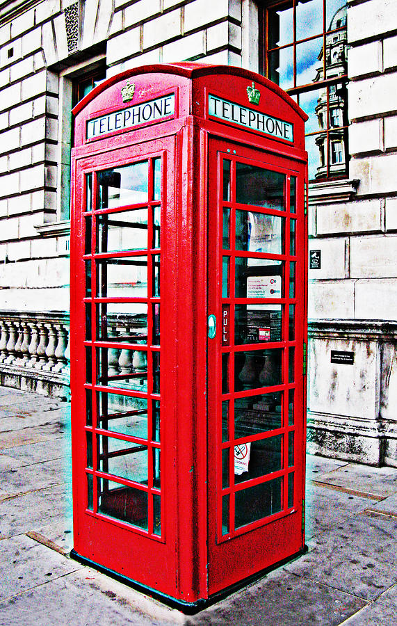 Red telephone box call box in London Photograph by Tom Conway