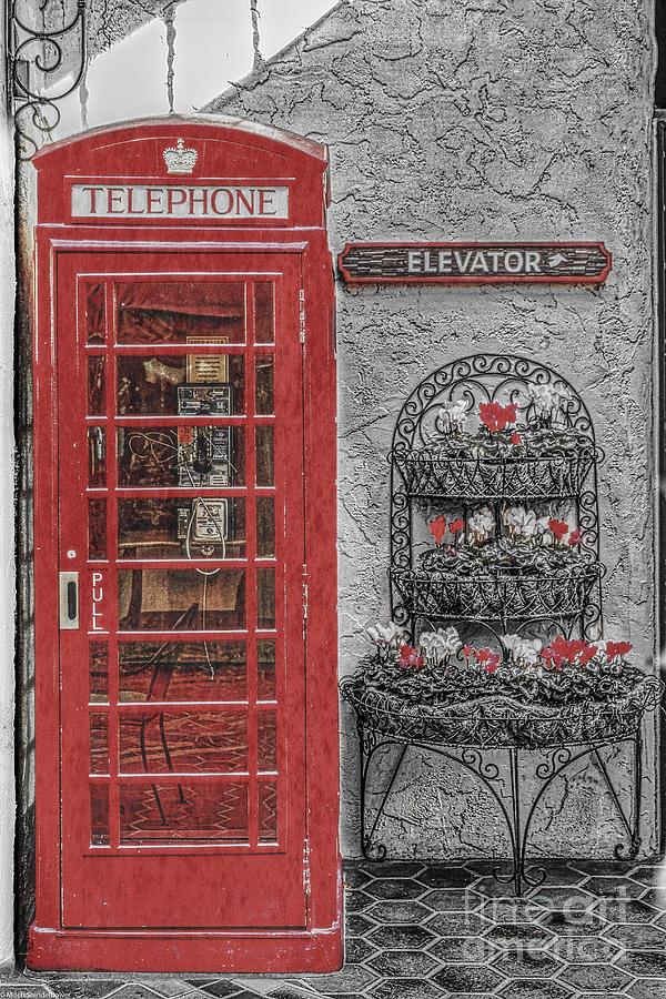Red Telephone box Photograph by Mitch Shindelbower