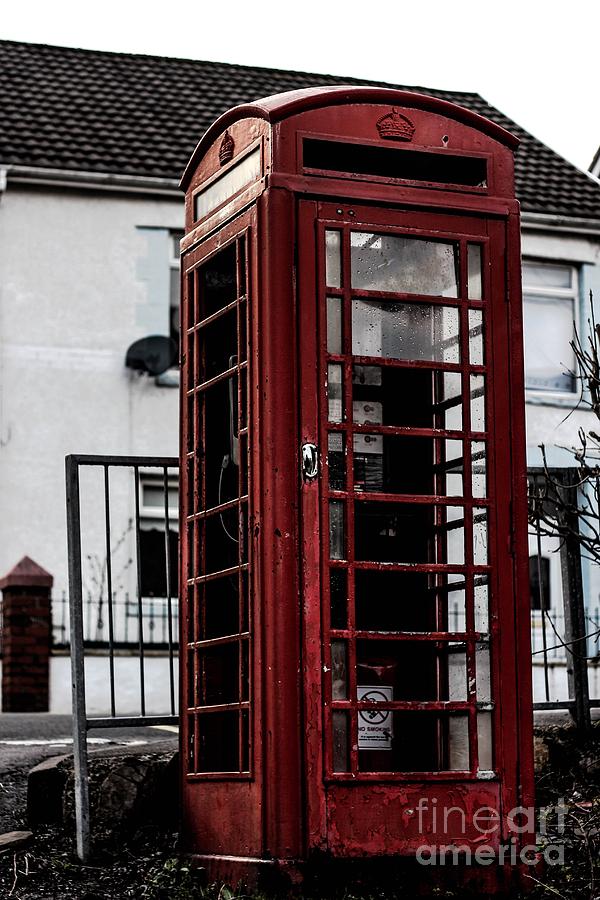Telephone Photograph - Red telephone box by Tyler howells