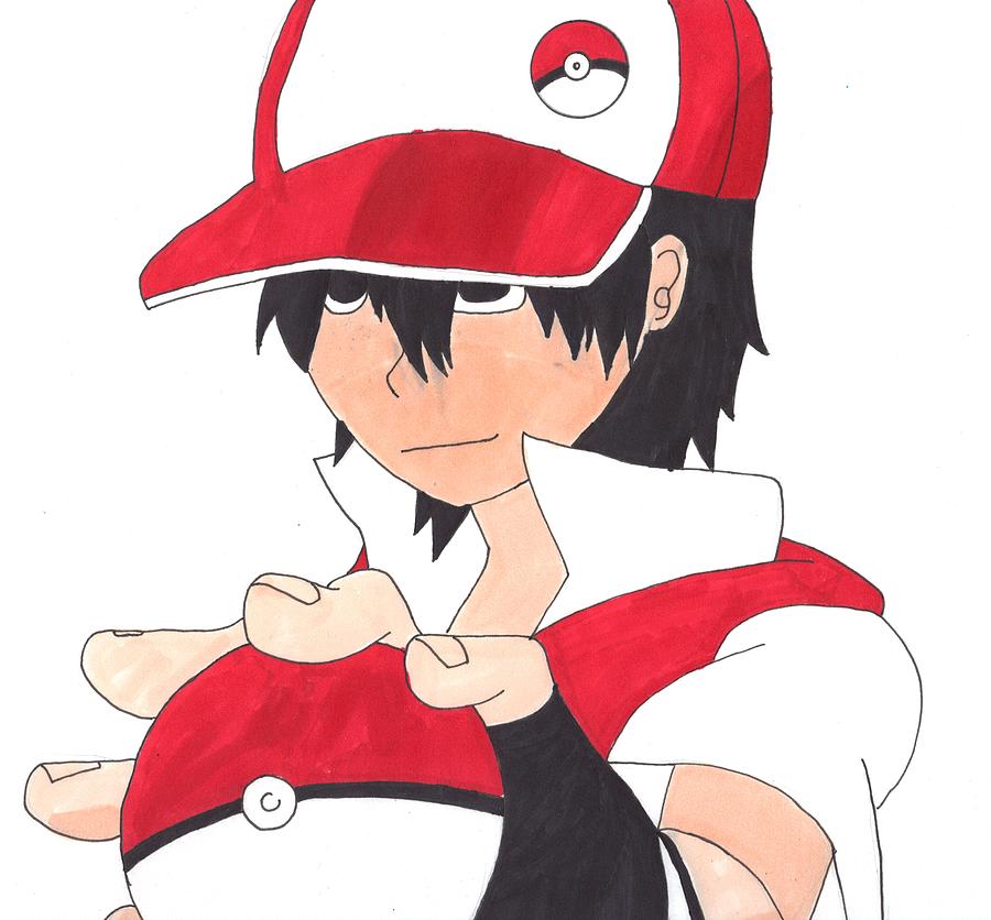 How To Draw Red (Pokémon) 