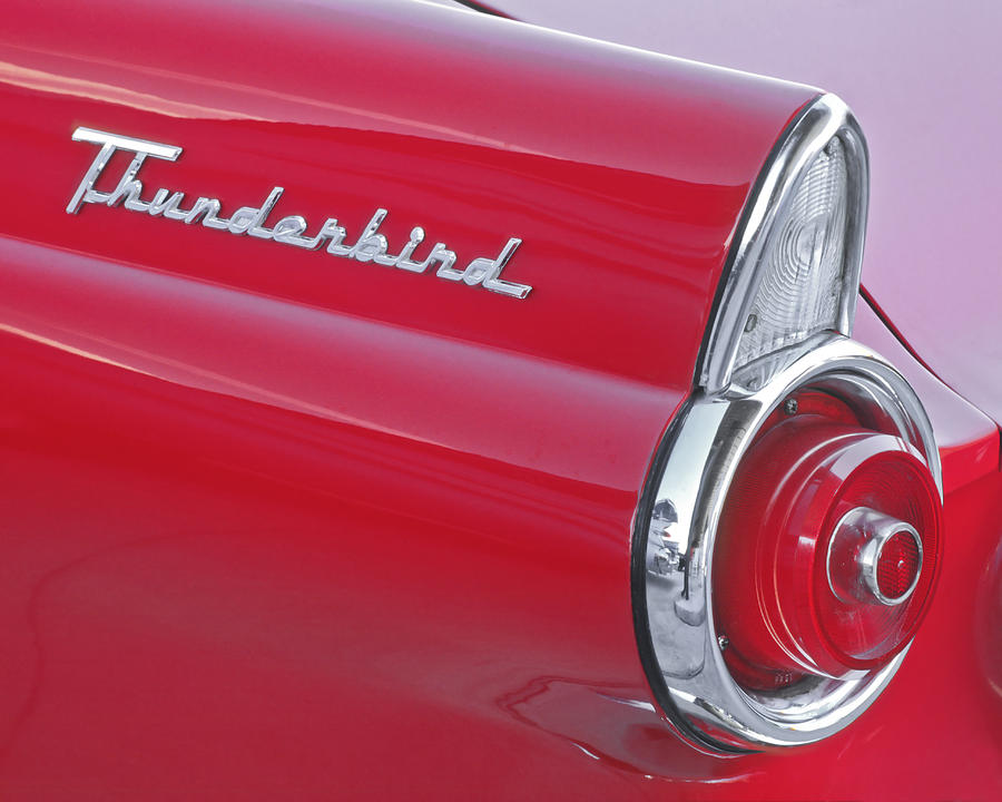Red Thunderbird Photograph by David and Carol Kelly