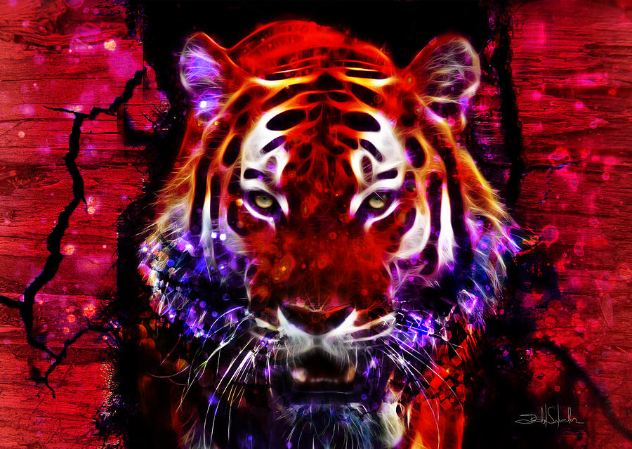 Ред тайгер. Тигр. Красный тигр. Тигр красного цвета. Тигр на Красном фоне.