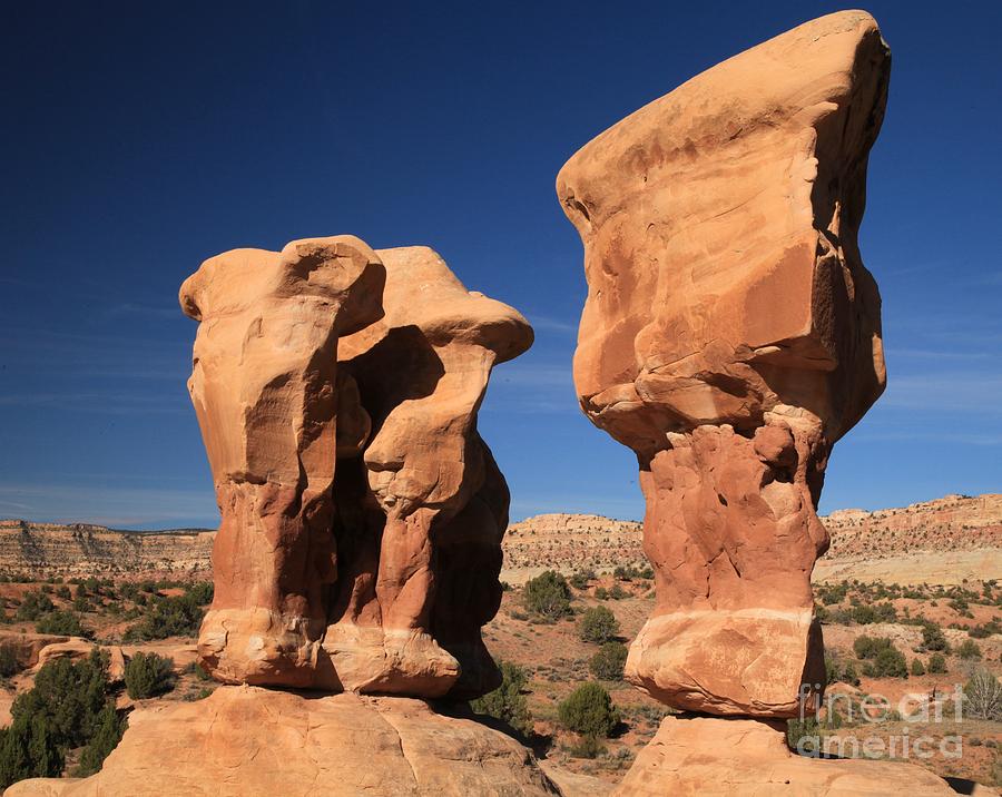 Us National Parks Photograph - Red Towers At Devils Garden by Adam Jewell