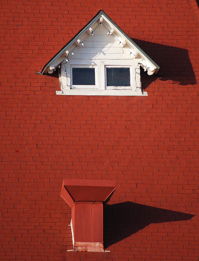 Red Roof and Window Photograph by Caroline Stella