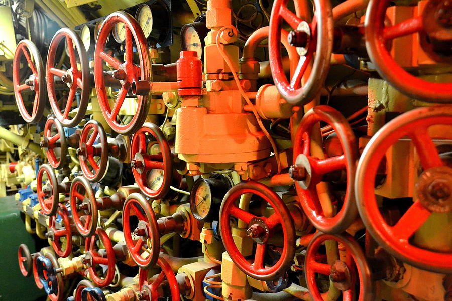 Boat Photograph - Red Valves by Relihan Art