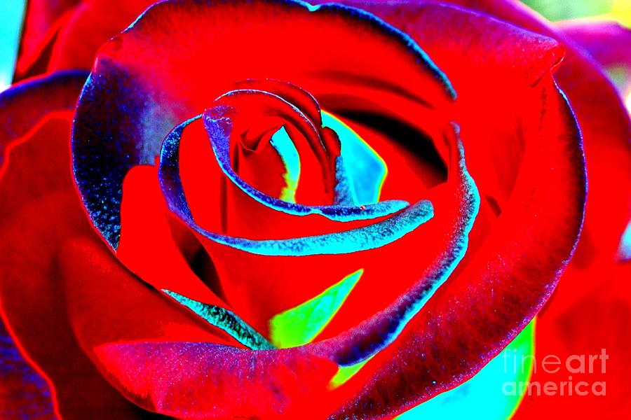 Nature Digital Art - Red Velvet by Lorles Lifestyles Nature Digital Art - Red Velvet by Lorles Lifestyles