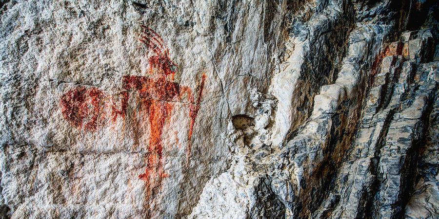 Prehistoric Photograph - Red Warrior by Chad Dutson