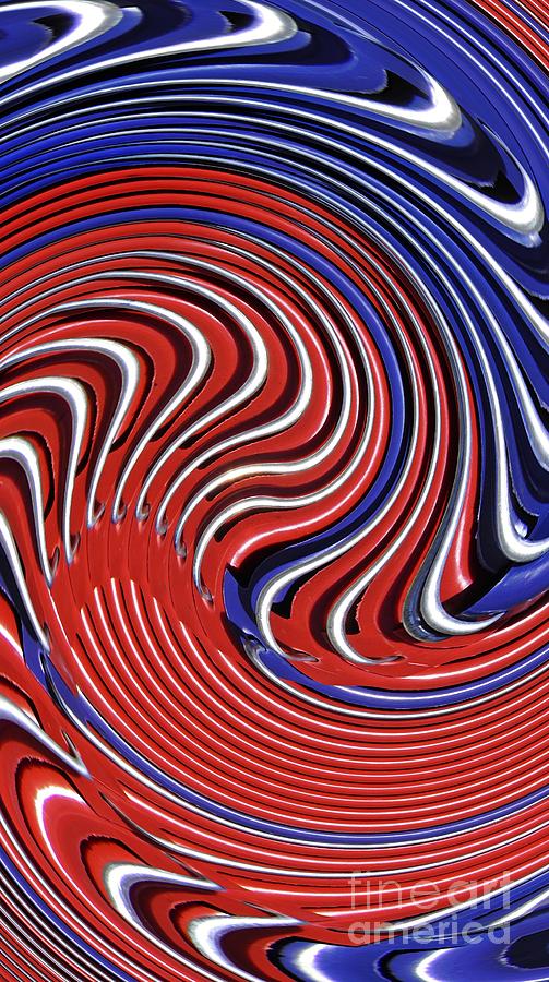Red White and Blue Digital Art by Sarah Loft