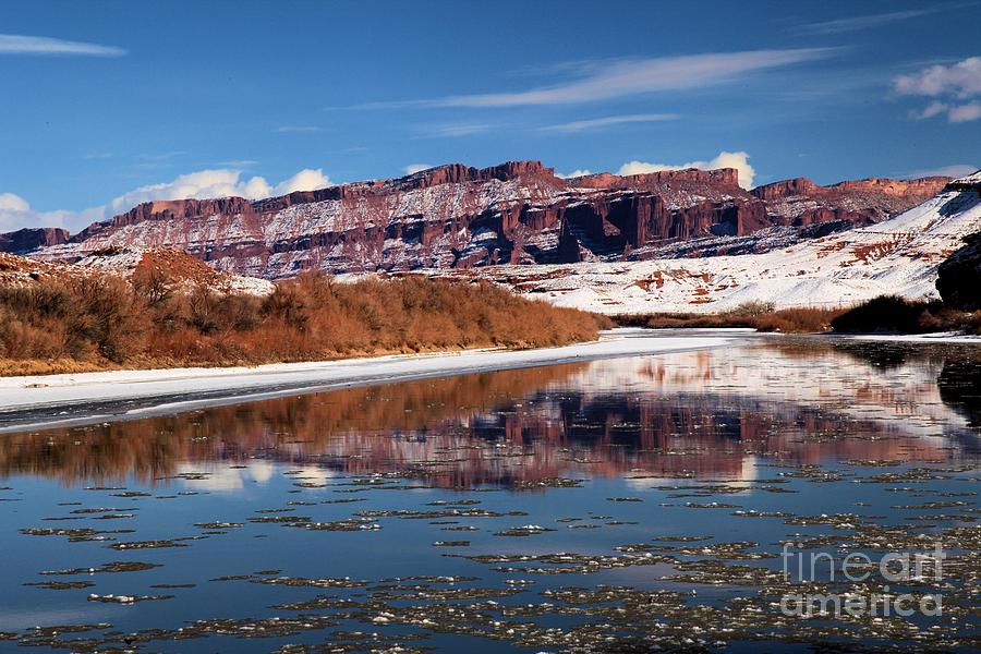 Colorado River Photograph - Red White And Colorado by Adam Jewell