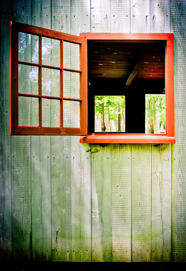 Red Window Photograph by Colleen Kammerer