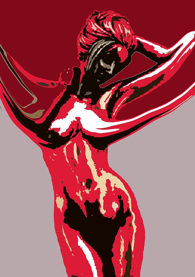 Red Wine 1 Digital Art by Piety Dsilva