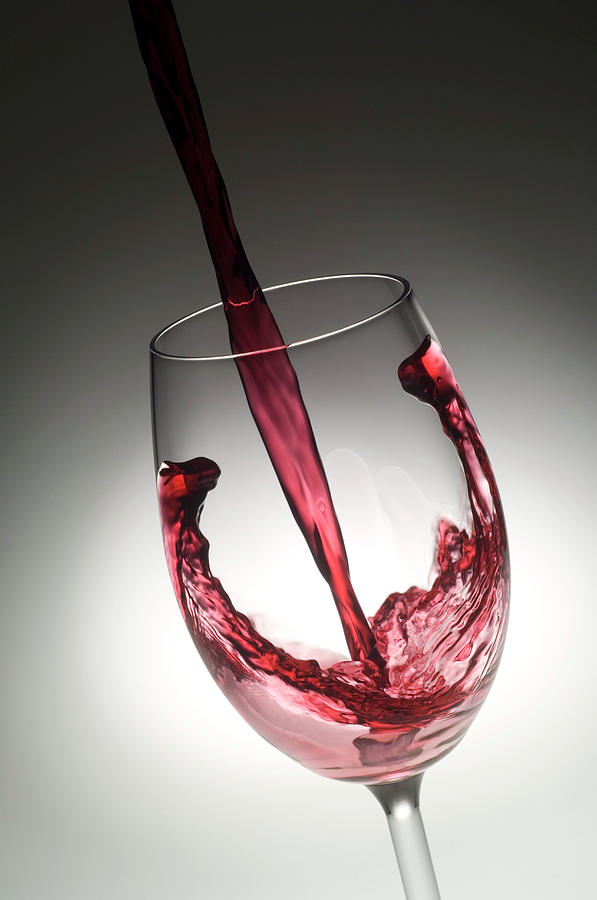 Red Wine Photograph by Daniel Sambraus/science Photo Library