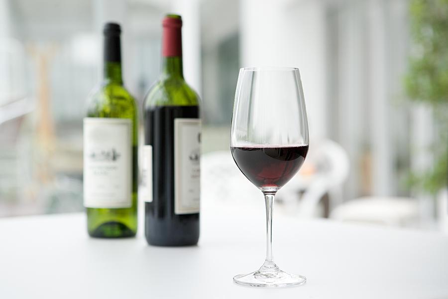 Red wine Photograph by Image Source