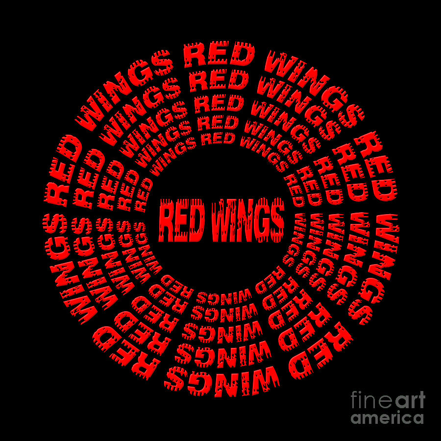 Red Wings 3 Digital Art by Andee Design