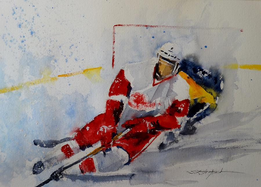 Red Wings Painting by Sandra Strohschein