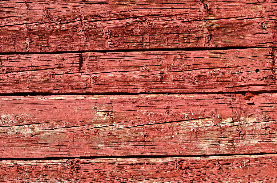Red Wood Background Photograph by Brandon Bourdages
