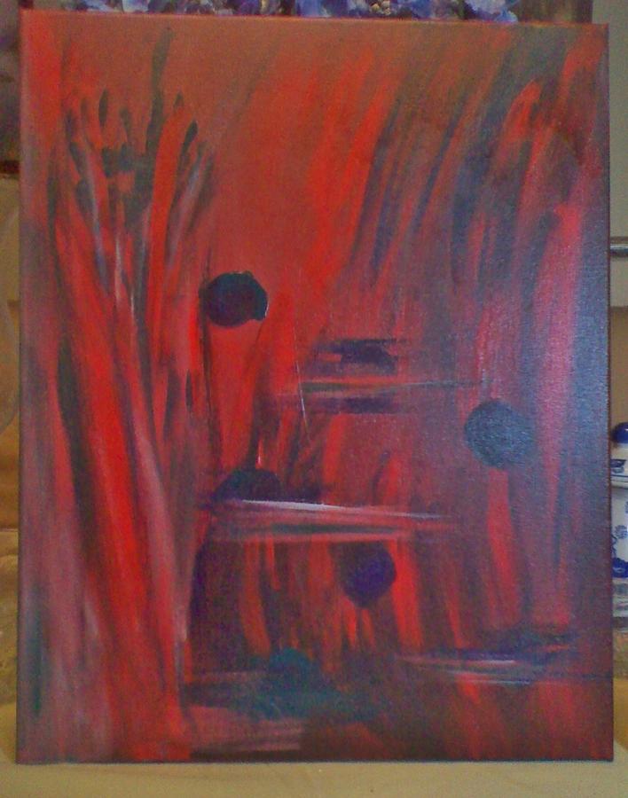 Red World Painting by Shirbie LaRob Whitman Red World Painting by Shirbie LaRob Whitman