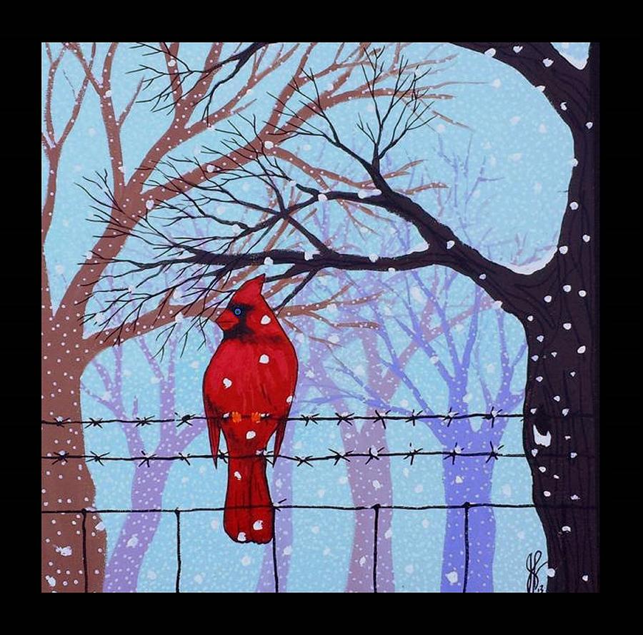 Redbird Painting by Jim Harris
