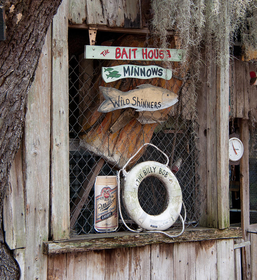 Redneck Bait Shop - Florida Photograph by John Black