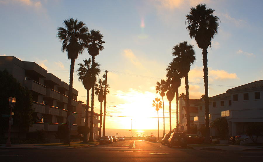 Redondo Beach Sunset Photograph by Daniel Schubarth