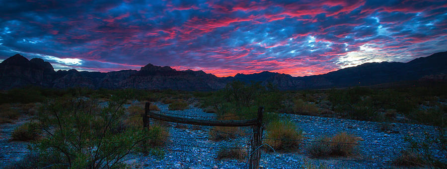 Redrock Nevada Desert Photograph