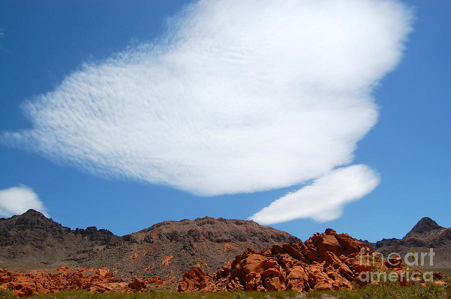 Redstone and Cloud Formation Photograph by Debra Thompson