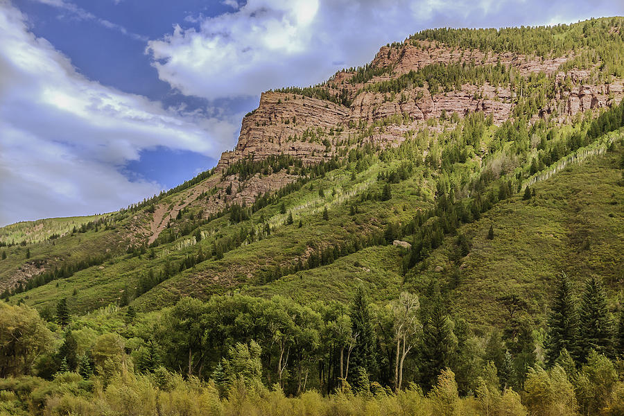 Redstone Cliffs at Redstone Colorado Photograph by Karen Stephenson