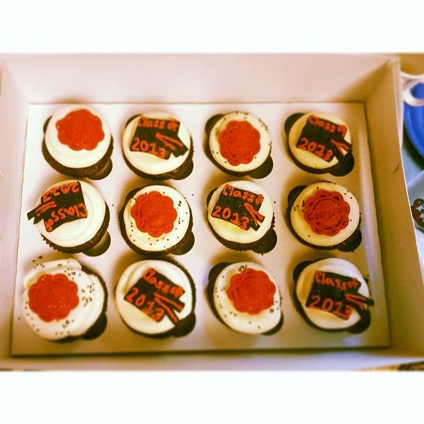 Reeds Graduation Cupcakes! Photograph by Shelby Miller