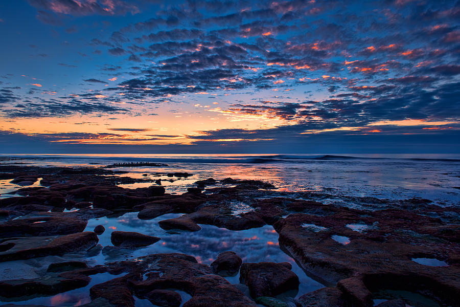 Reef Pool Sunset Reflections Photograph by Mark Whitt