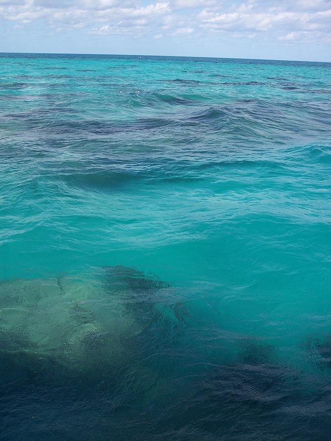 Reefs In Bermuda Triangle Blue Waters Photograph by Judy Duncan