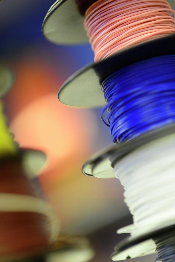 Reels Of Insulated Electrical Wire Photograph by Cordelia Molloy/science Photo Library