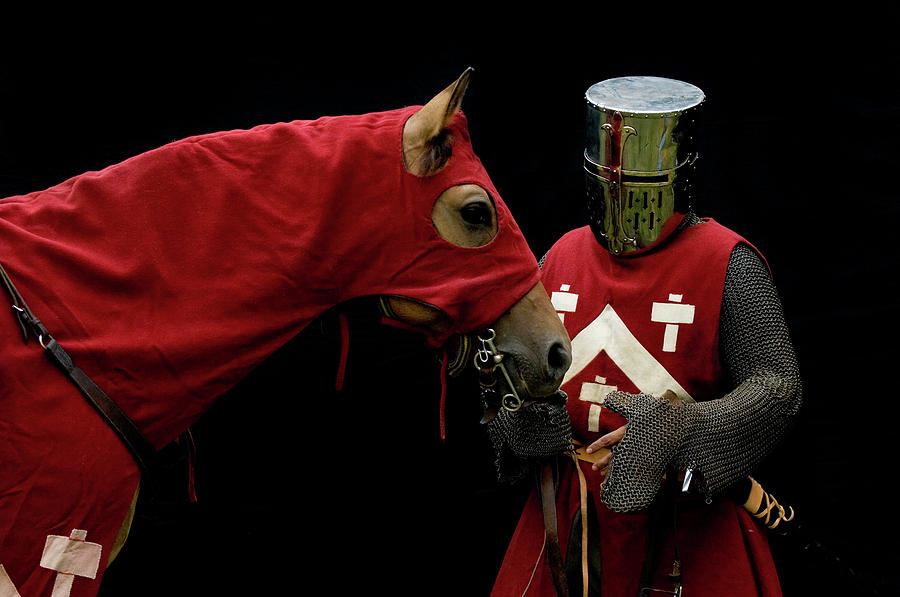 Knight Photograph - Reenactment Of The Great Battles by Aaron Ansarov