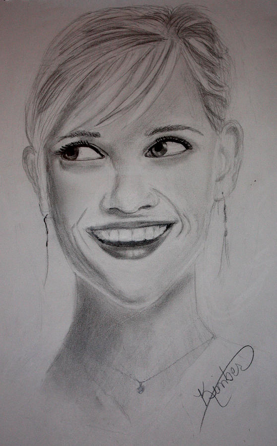 Reese Witherspoon Drawing by Kimber  Butler