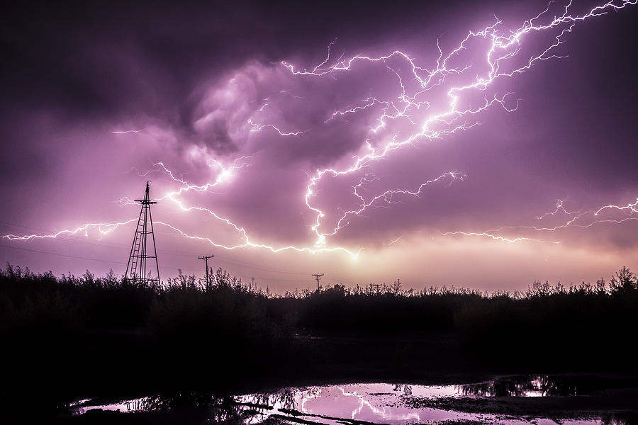 Reflected Lightning Photograph By Glenn Patterson Fine Art America 