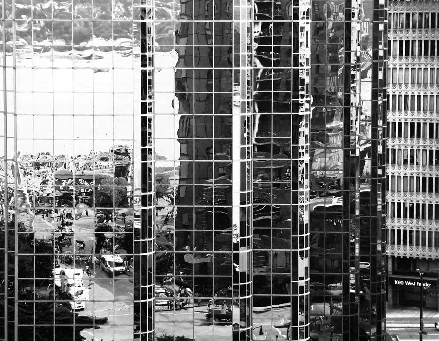 Reflecting BW Photograph by Laurie Tsemak