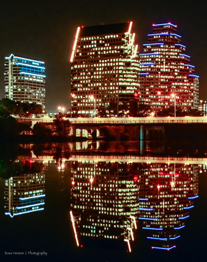 Architecture Photograph - Reflecting on Austin by Ross Henton