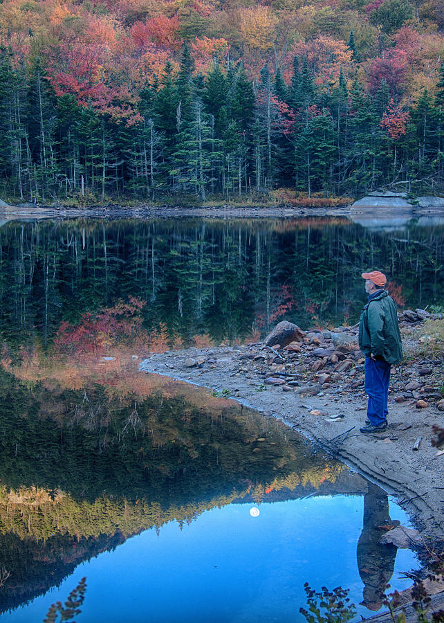 Fall Photograph - Reflecting On Fall Foliage Reflection by Jeff Folger