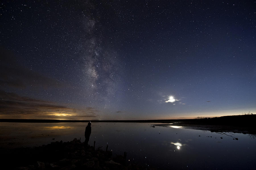 Reflecting on the Milky Way Photograph by Melany Sarafis
