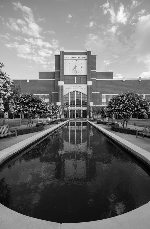Reflecting Pond Outside of Oklahoma Memorial Stadium Photograph by Hillis Creative