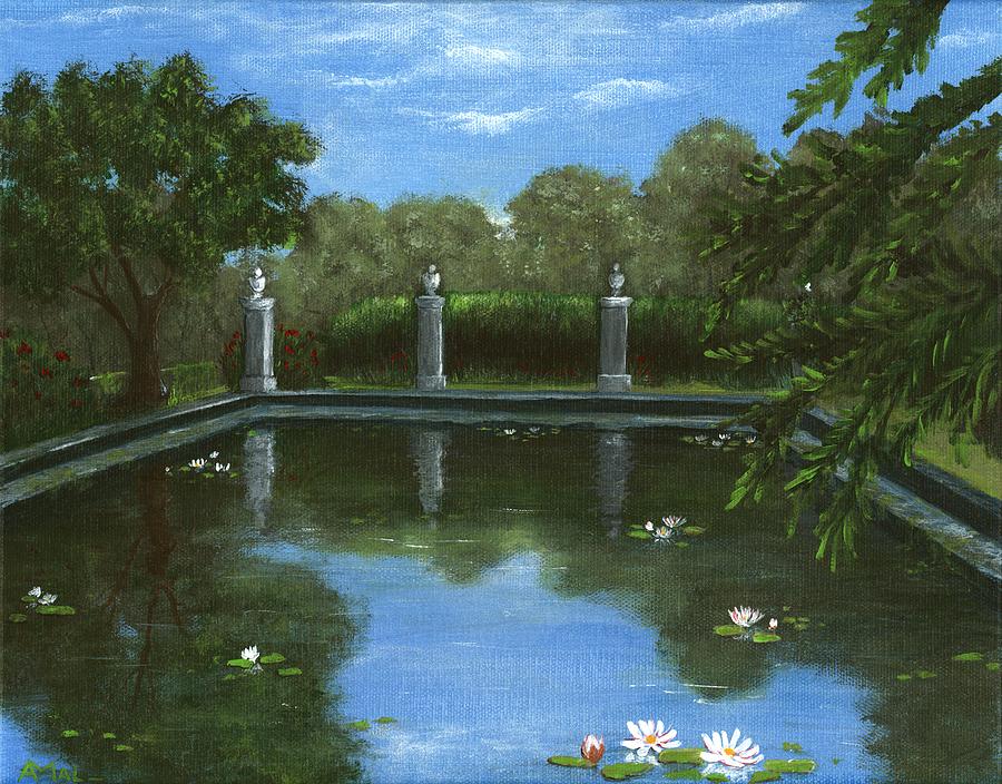 Interior Painting - Reflecting Pool by Anastasiya Malakhova