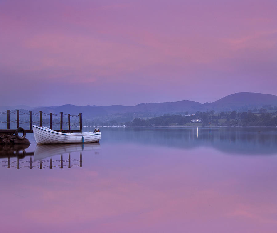 Sunset Photograph - Reflecting the Morning Stillness by Adrian Campfield