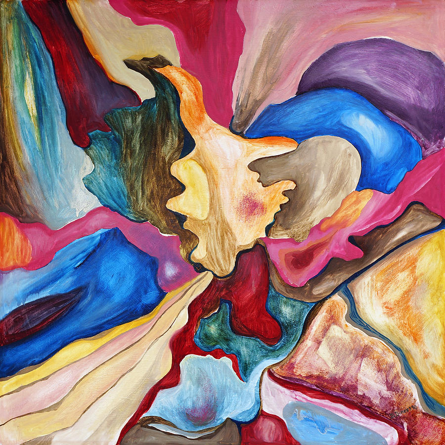 Reflection Painting by Daniel Dinev Fine Art America