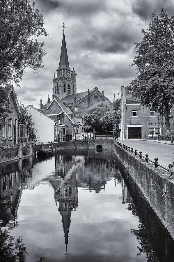 Black And White Photograph - Reflection by Dawn Black
