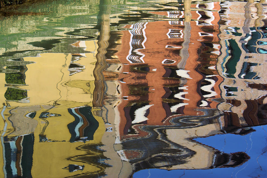 Reflection in a Venician Canal Digital Art by Ron Harpham