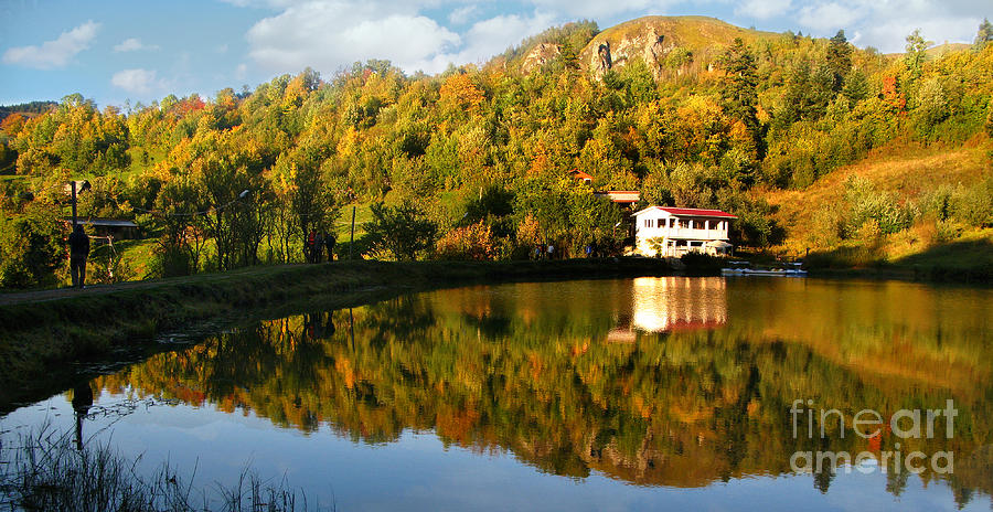 Reflection in Romanian Mountains Photograph by Daliana Pacuraru