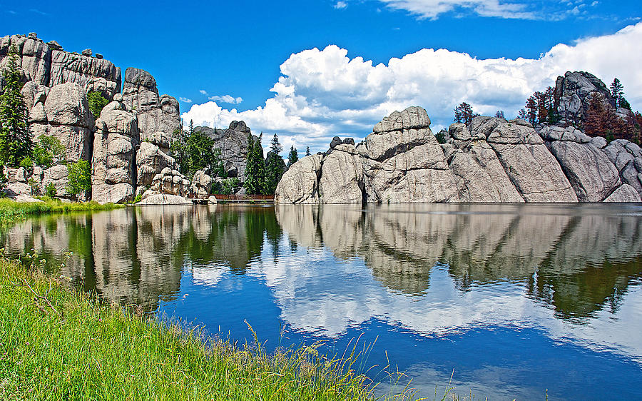 Reflection in Sylvan Lake in Custer State Park-South Dakota Photograph ...