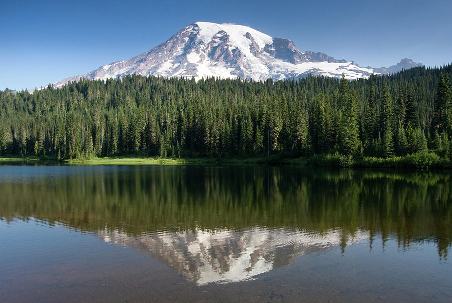 Reflection Lake Photograph by Max Waugh - Pixels