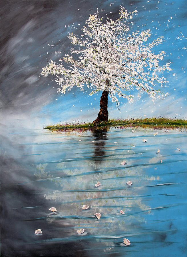 Spring Painting - Reflection by Meaghan Troup